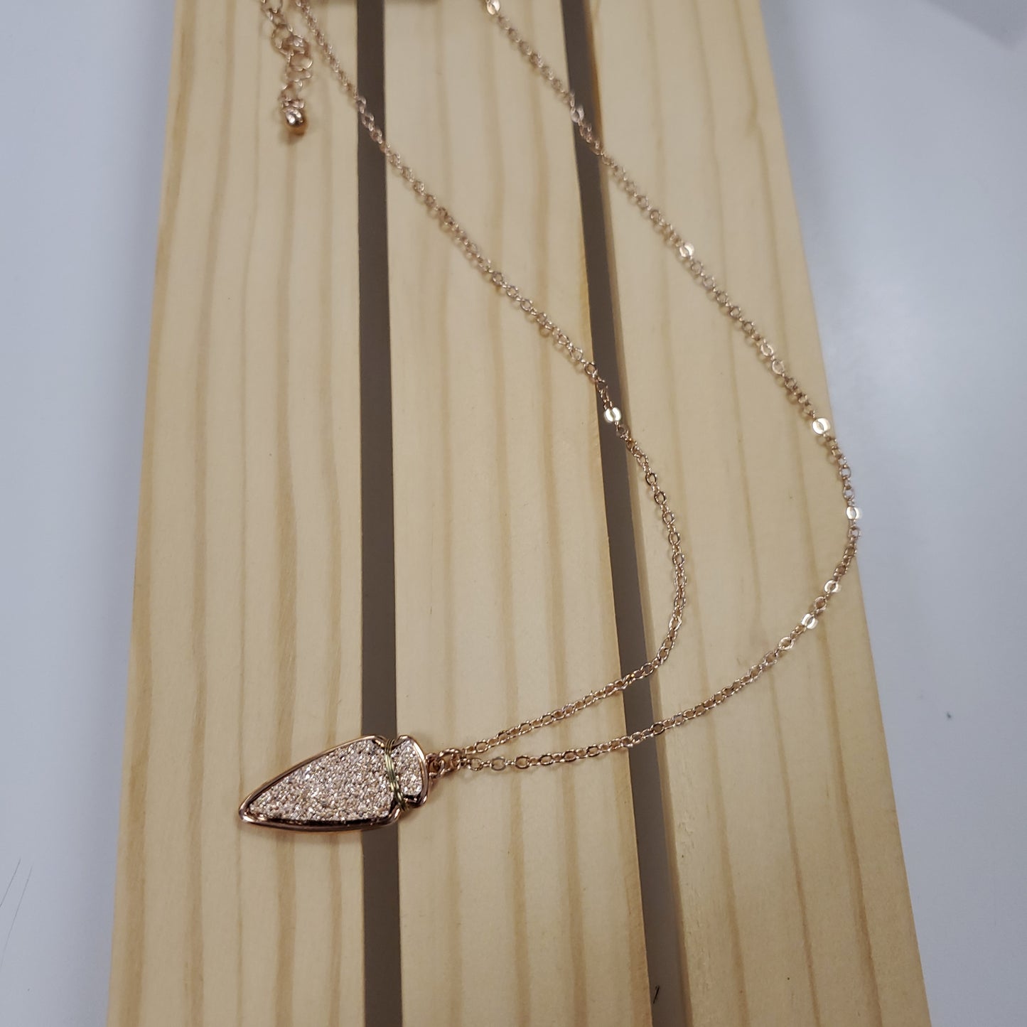 Arrow Druzy Necklace