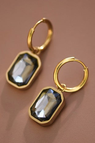 18K Stainless Steel Drop Earrings