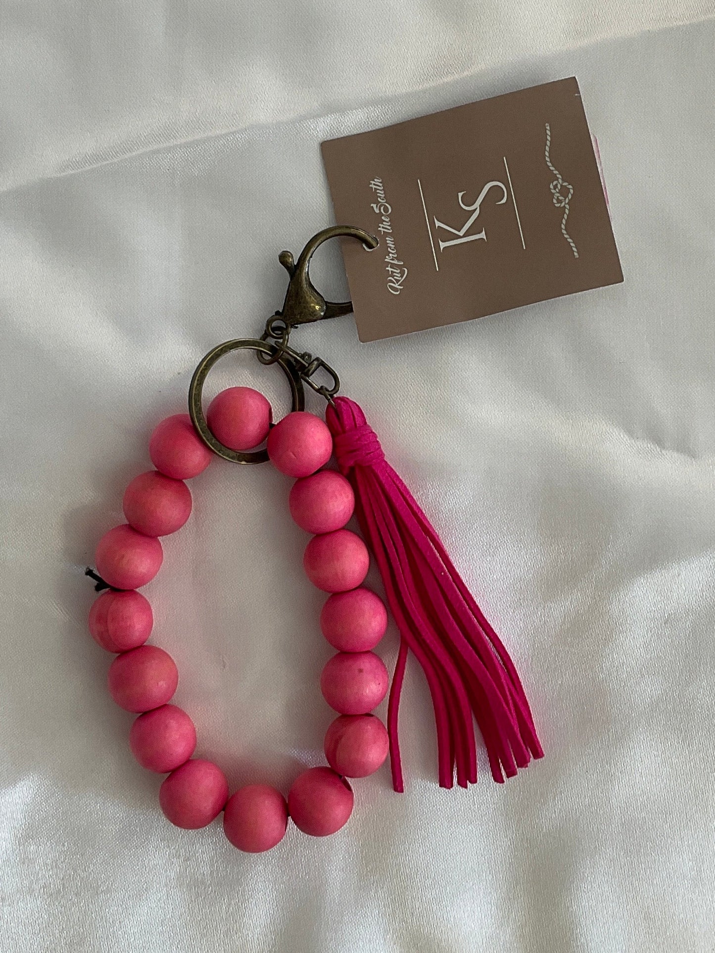 KS wooden bead wristlets