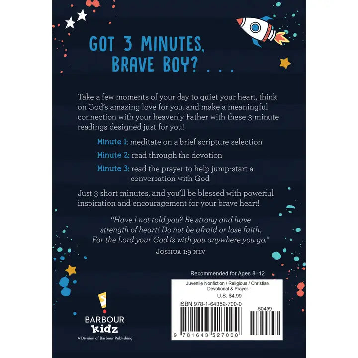 3 Mintute Devotions For Brave Boys
