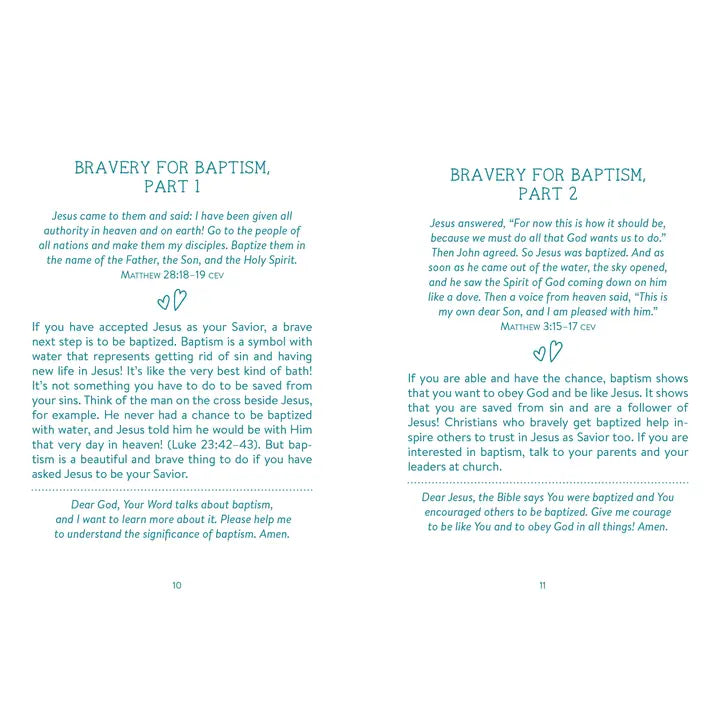 3 Mintute Devotions For Courageous Girls