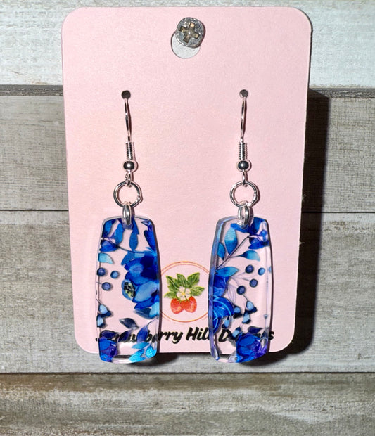 SHD Royal blue floral