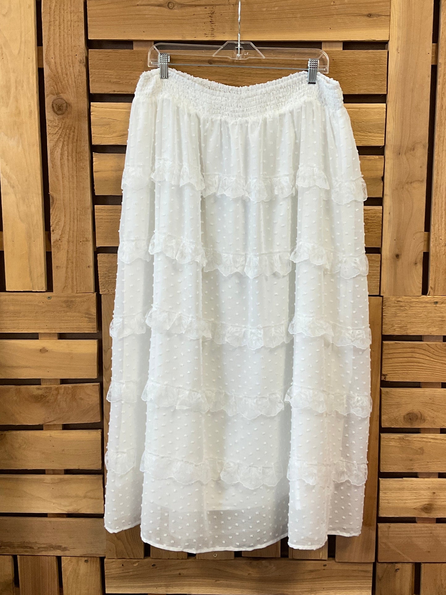 Swiss Dot Maxi Skirt