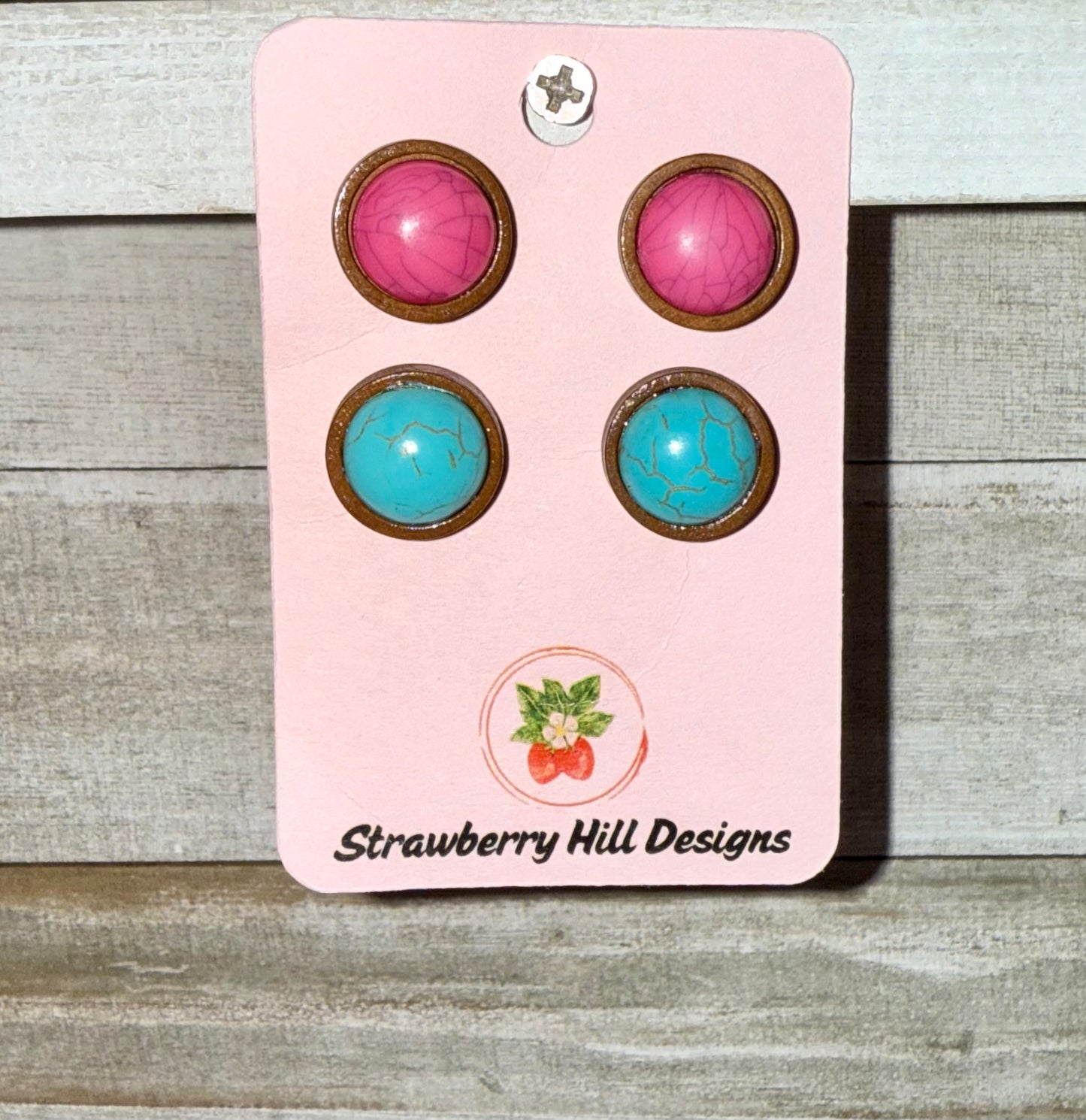 SHD Faux Turquoise studs