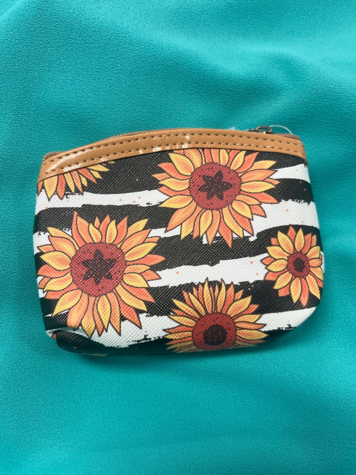 Sunflower Zipper Coin Purse
