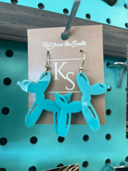 KS balloon Pet earrings