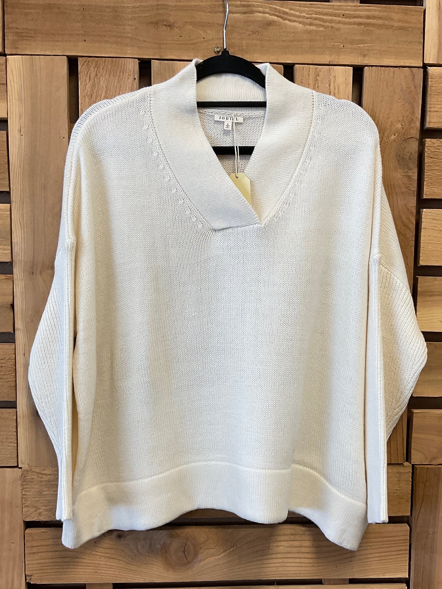 V Neck Pullover Knit Sweater
