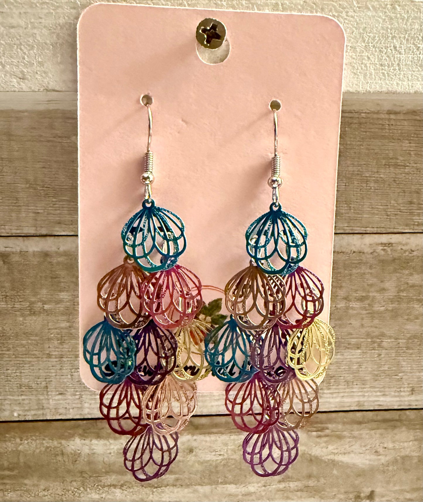 SHD Layered flower dangle