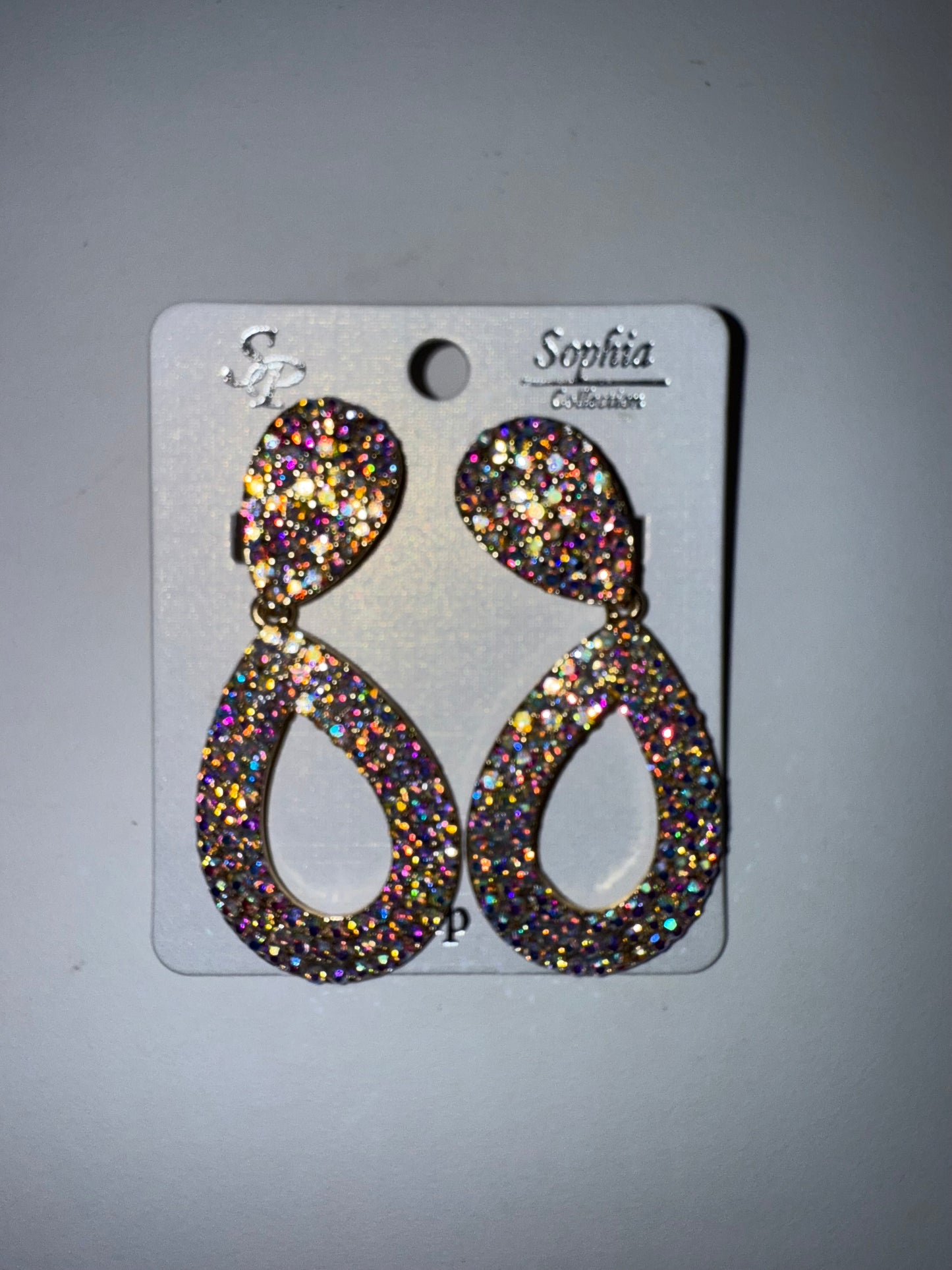 E - Sparkling Galaxy Clip On