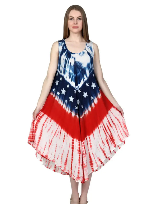 American Flag Umbrella Dress