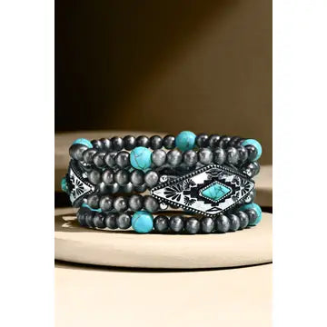 B - Beaded Western Stretch