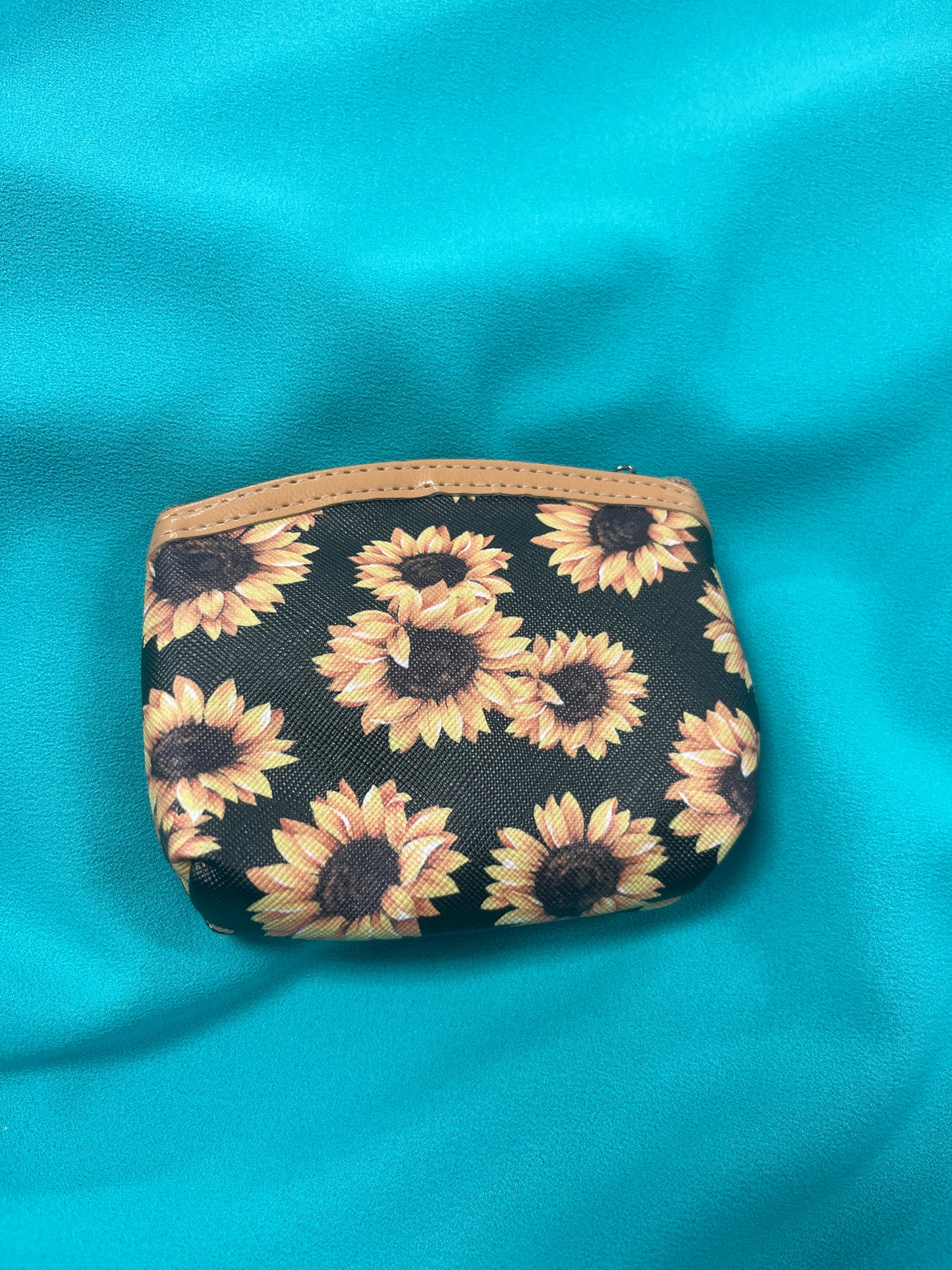 Sunflower Zipper Coin Purse