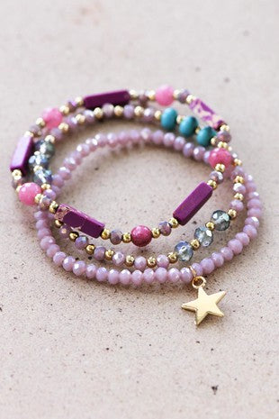 Beaded Stretch Layering Bracelet