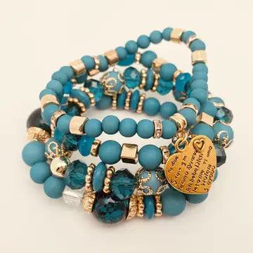 Bohemian Beaded Bracelet Set