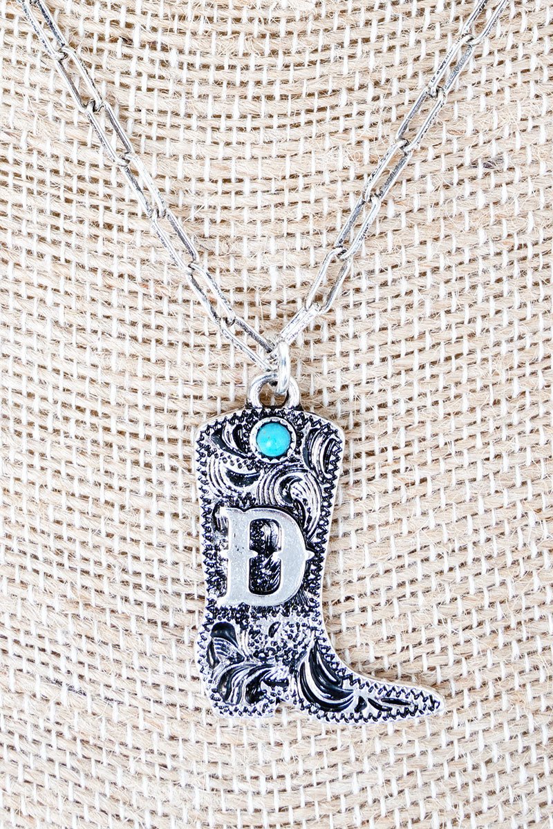 Boot & Brand Necklace