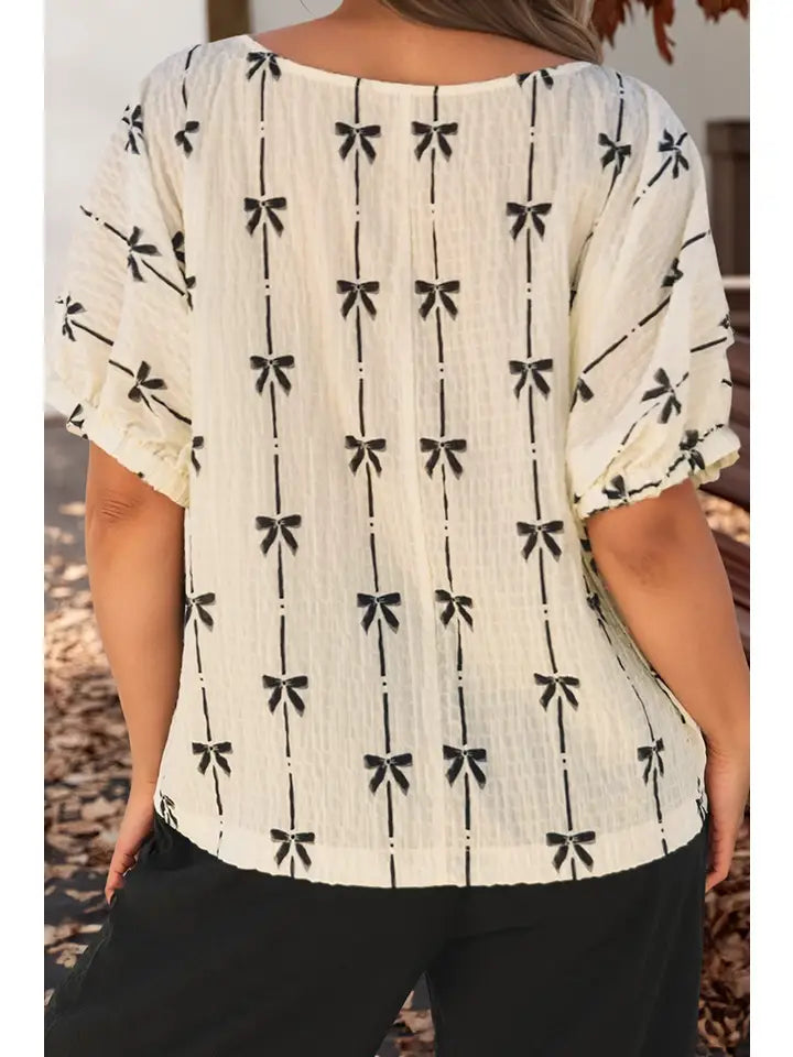 Bow Stripes Top
