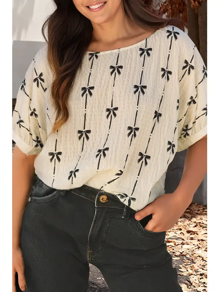 Bow Stripes Top