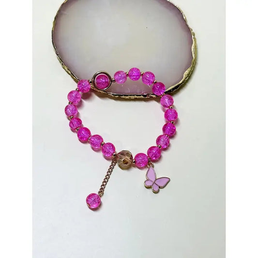 Butterfly Bead Bracelet