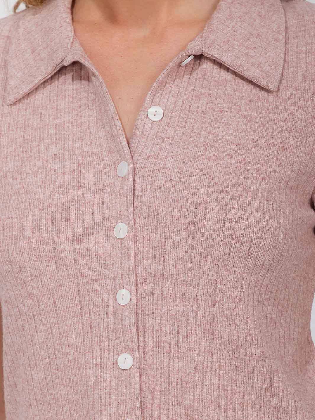 Button Up SS Blouse