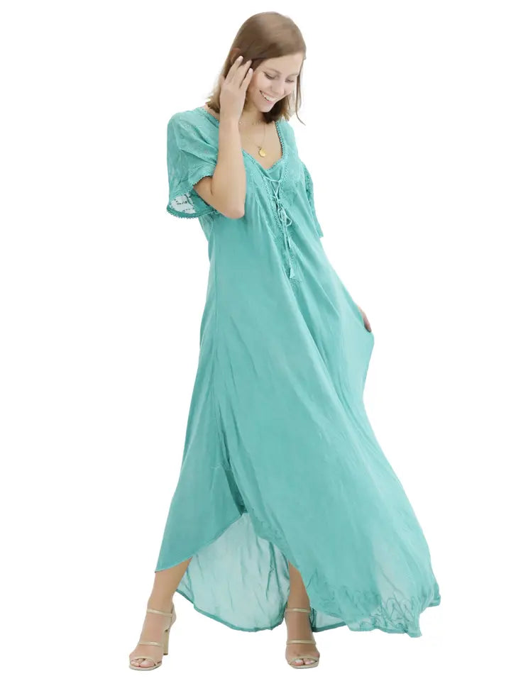 Cap Sleeve Umbrella Dress