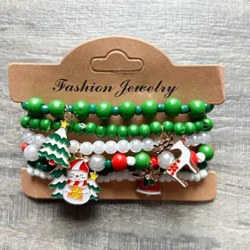 Christmas Friendship Bracelet Set