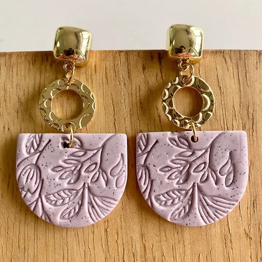 Clay Geometry Earrings