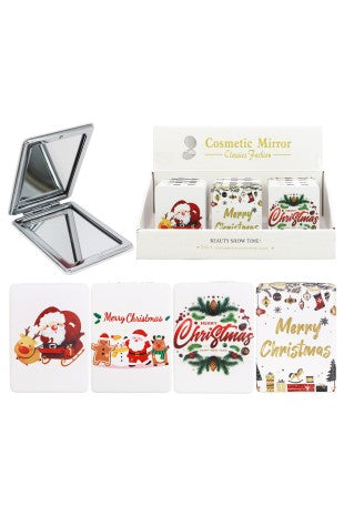 Compact Mirror - Festive Christmas