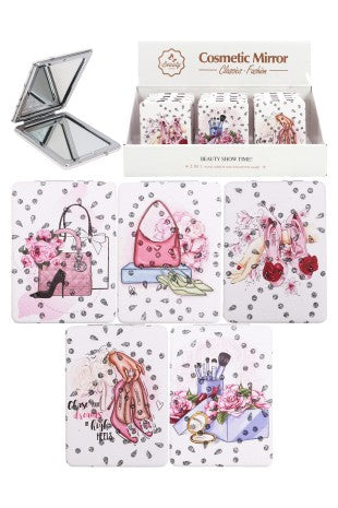 Compact Mirror - Glittery Fashion