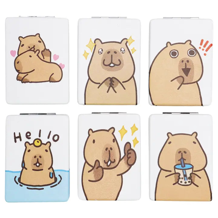 Compact Mirror - Kawaii Capybara