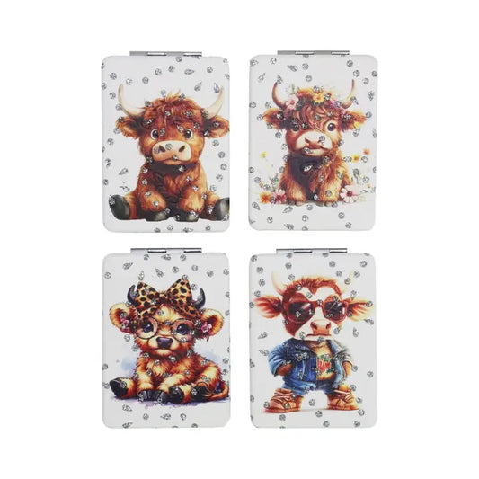 Cosmetic Mirror - Baby Cow