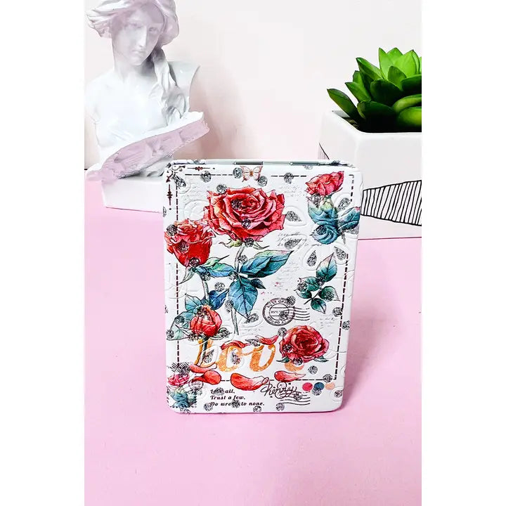 Cosmetic Mirror - Floral