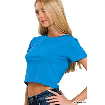 Cotton Cropped Top