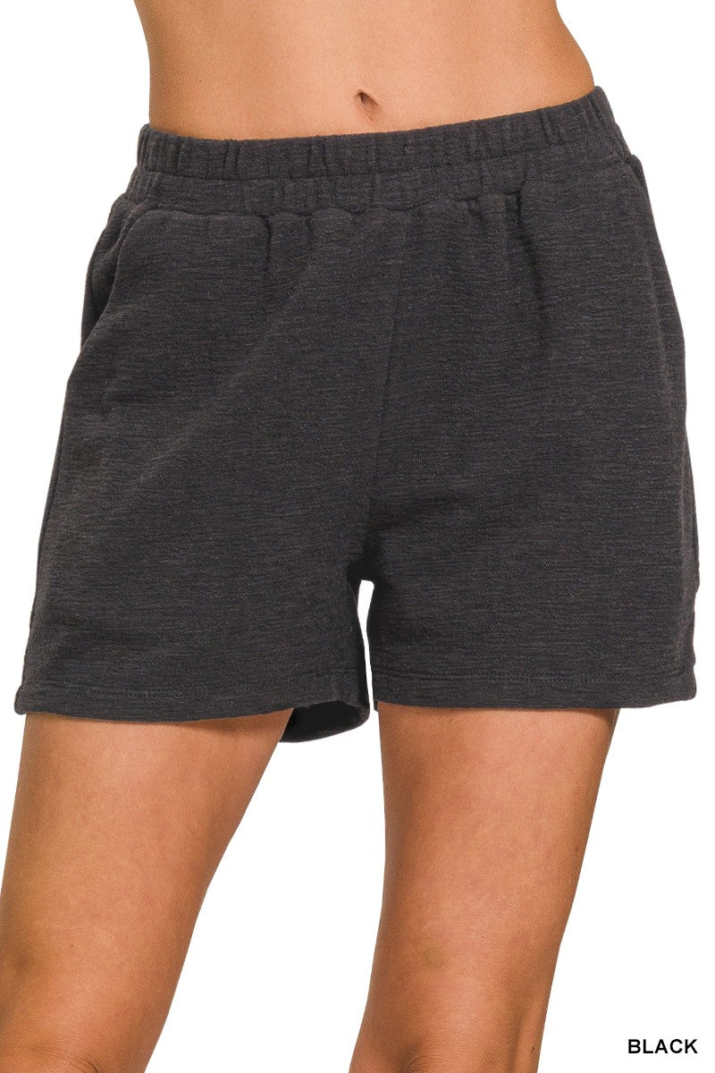 Cotton Slub Shorts