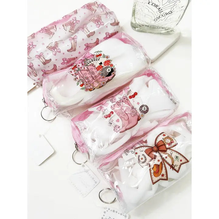 Cowgirl Theme Clear Coin Purse