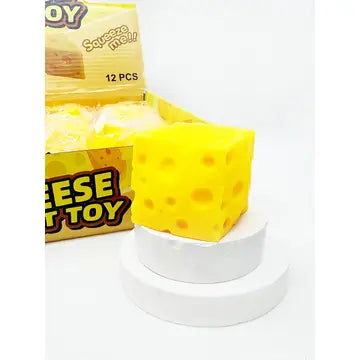 Cube Cheese Squishy Toy
