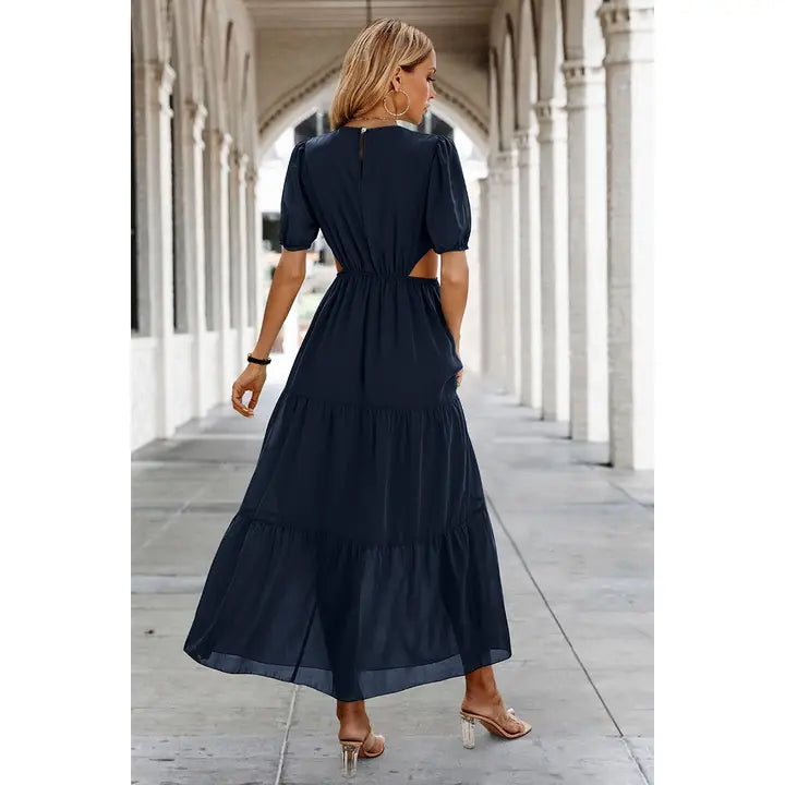 Cut Out Waist Dress