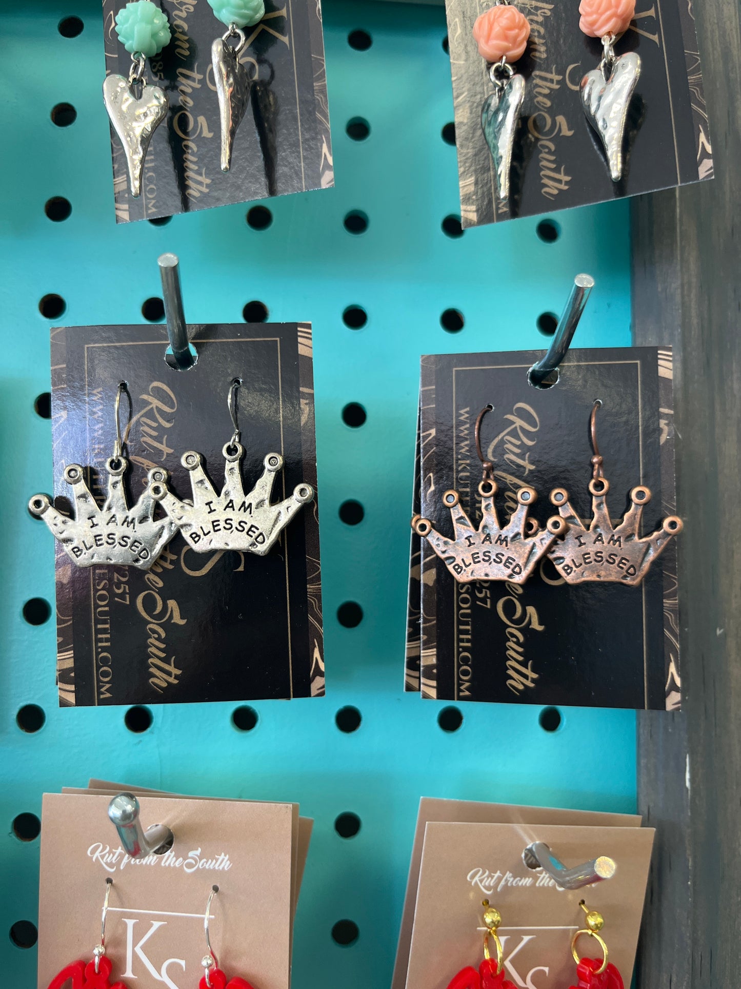 KS Blessed Crown Earrings