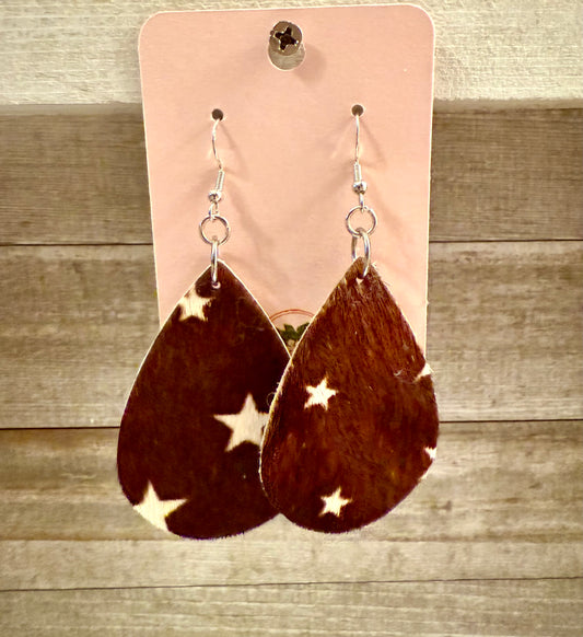SHD Cowhide star print