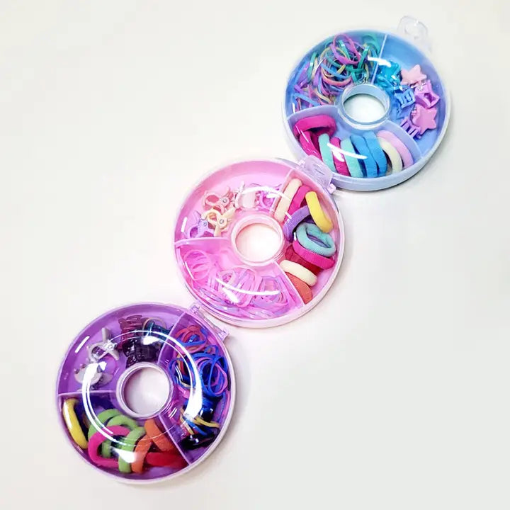 Doughnut Case Hair Tie Set