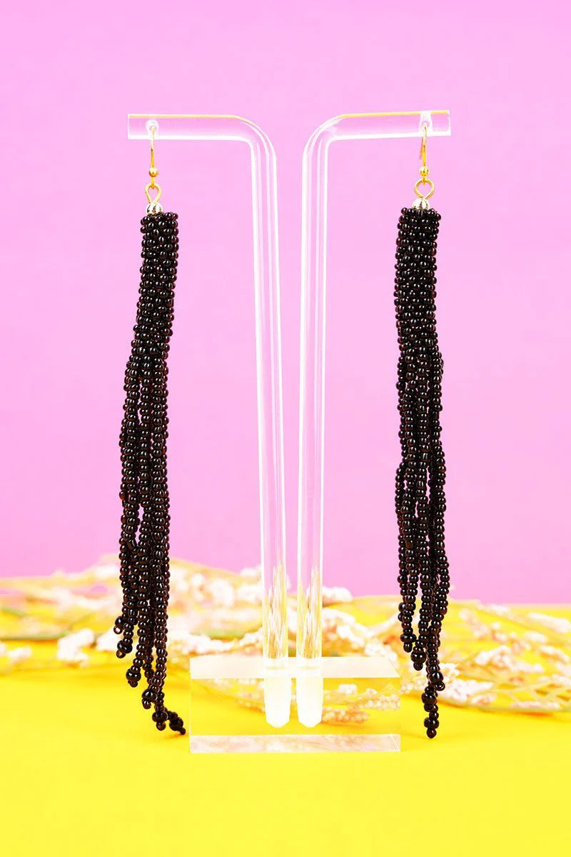E - Kindra Seed Bead Fringe