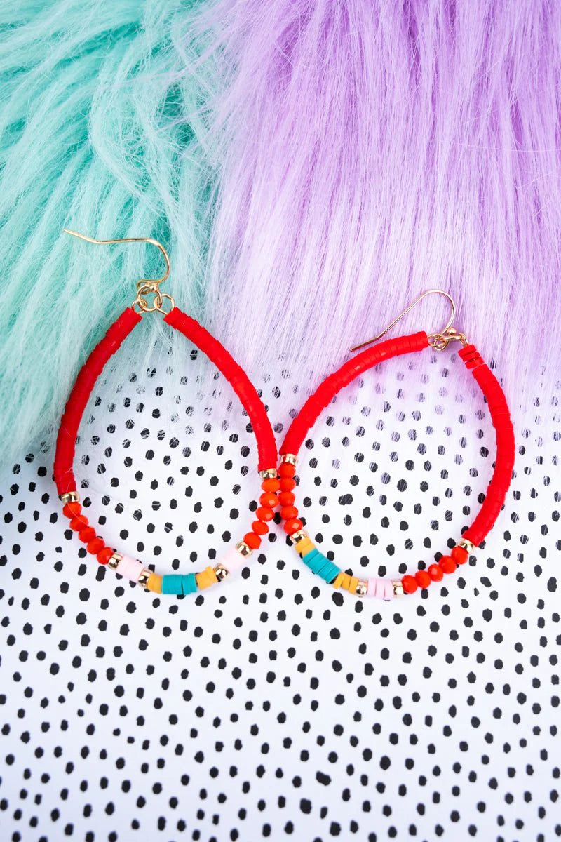 E- New Haven Beaded Teardrops