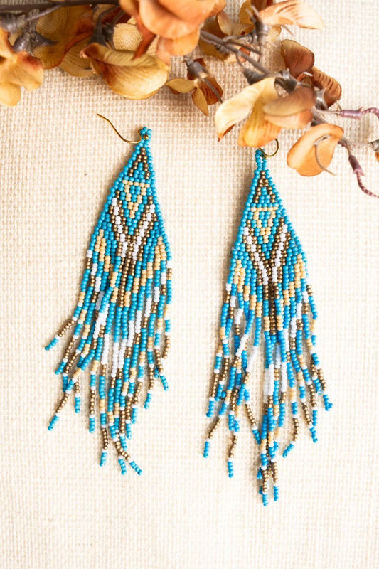 E - Peach Springs Seed Bead Fringe