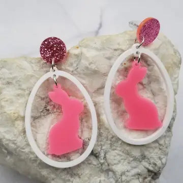 E - Easter Bunny & Egg Dangles