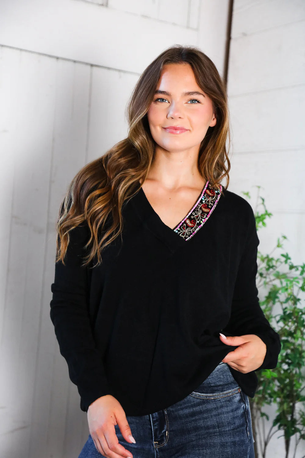 Jeweled Sweater