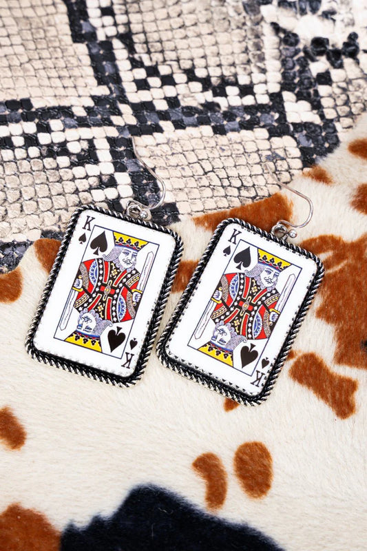 King Of Spades Earrings