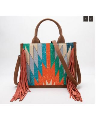 MW Aztec Fringe Carry Tote