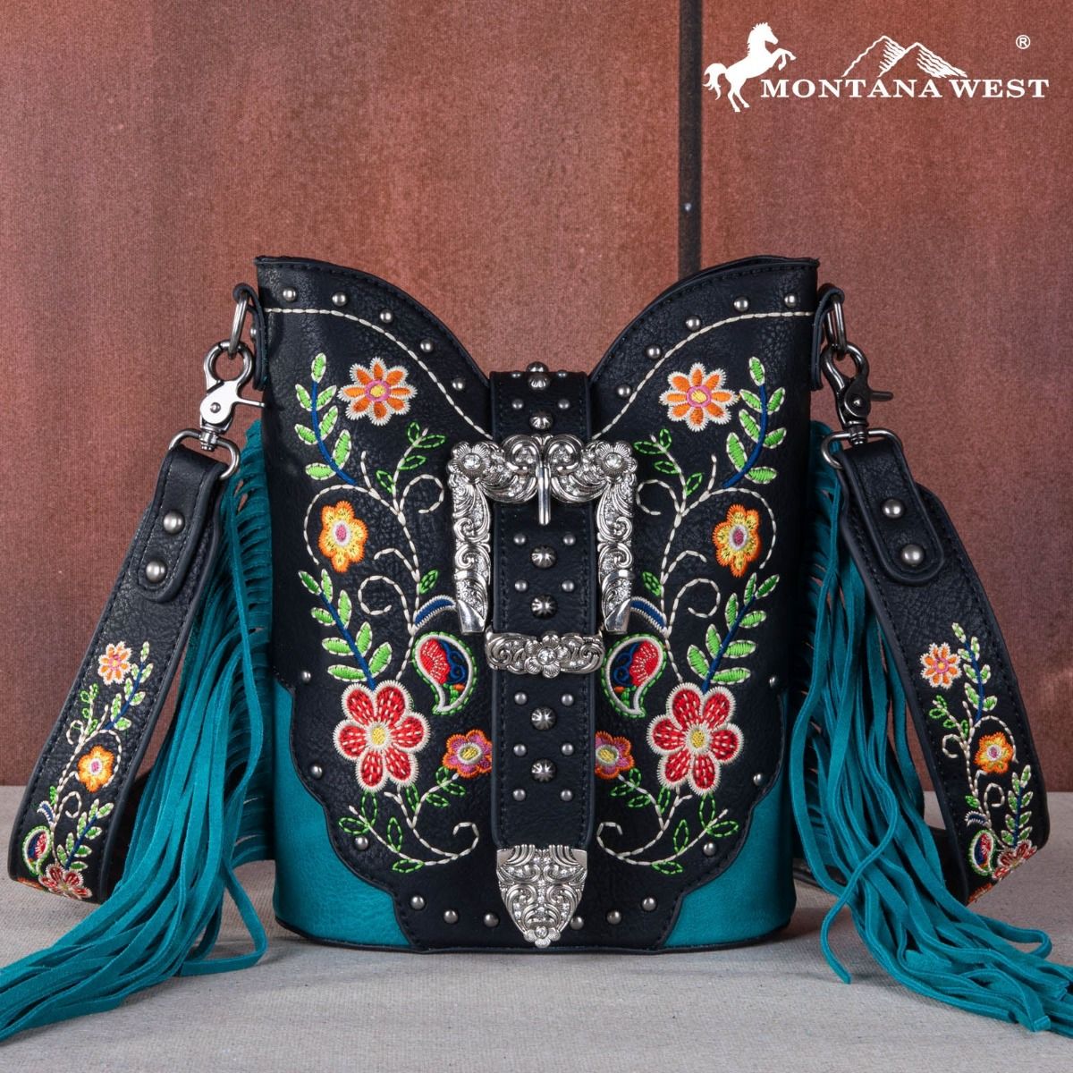 MW Floral Buckle Collection Crossbody