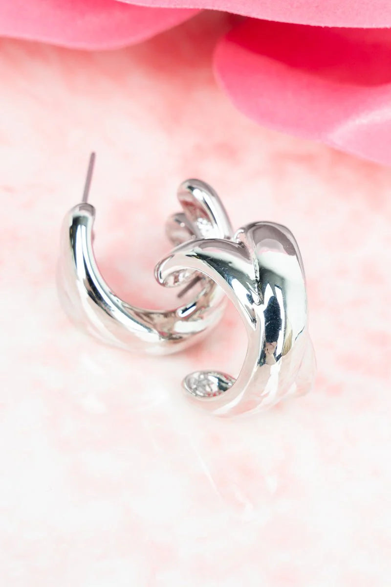 Meet Me Here Hoop Earrings