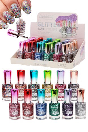 Metallic Glitter Nail Polish