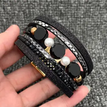 Multi Layer Magnetic Buckle Bracelet
